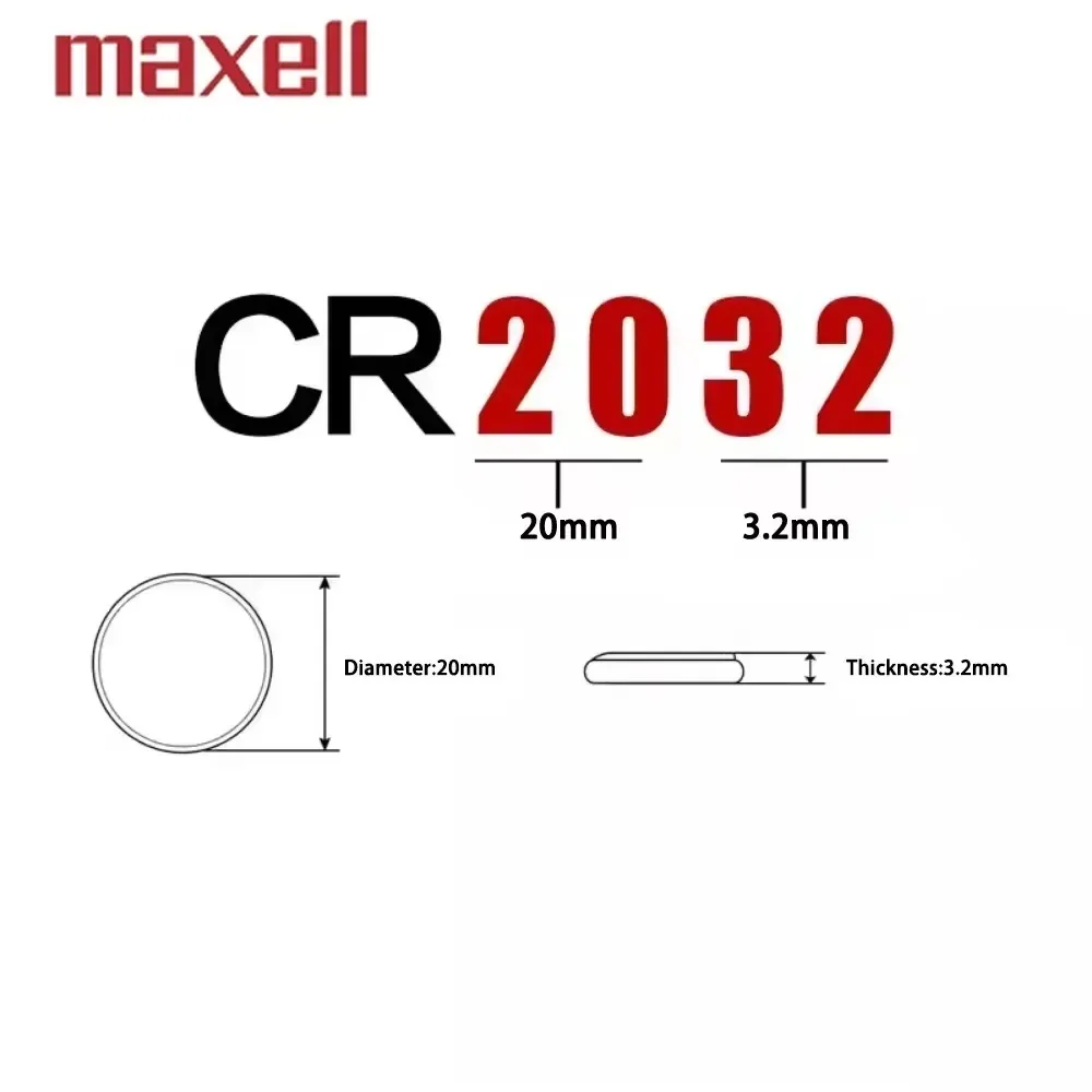 Фото Батарейки MAXELL CR2032H 2032 240 мАч, 3В, высокой емкости, 5 шт., для материнских плат компьютеров, замена CR2032 LIR2032 ML2032 №3