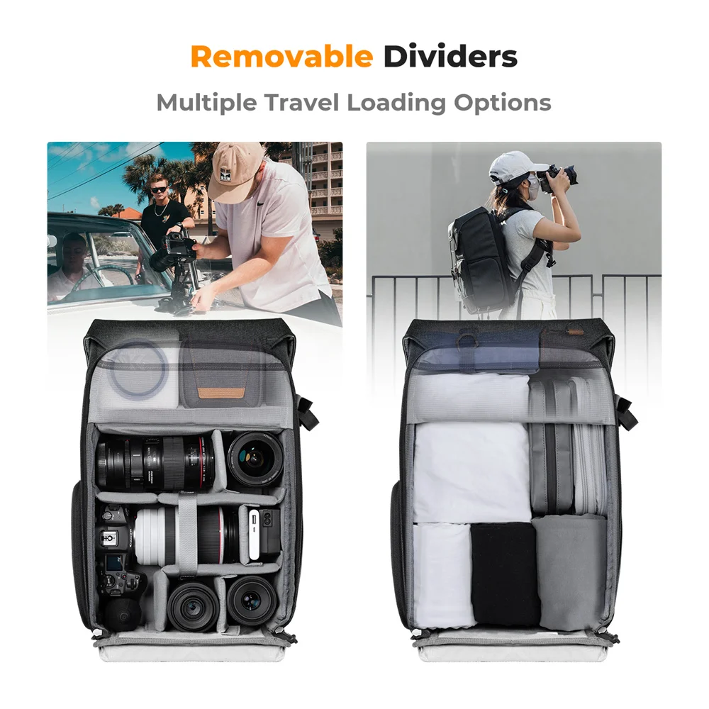 Рюкзак K &amp F CONCEPT для фотосъемки на открытом воздухе профессиональный