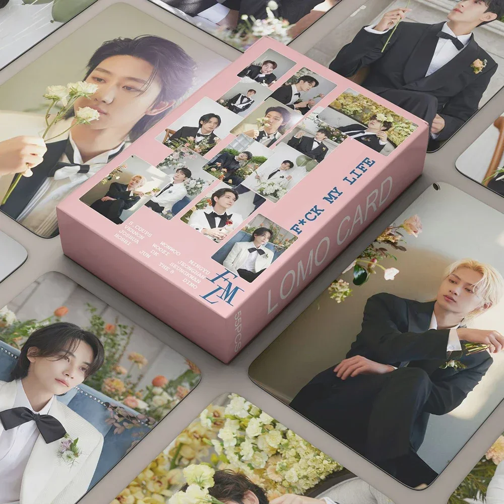 

Kpop 17 SVT FML New Album Photocards Super Fck My Life Carat Land Lomo Cards Fans Meeting Collection Photo Cards
