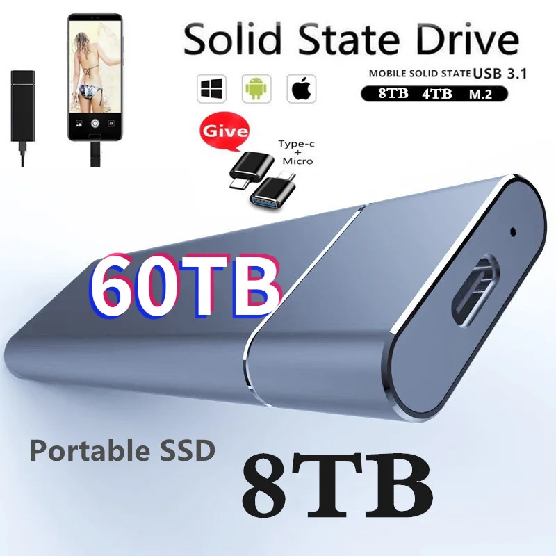 

USB SSD Внешний жесткий диск-3,1 дюйма, большой емкости, 2,5 дюйма, компьютерные аксессуары, устройства хранения, от 8 до/4 до