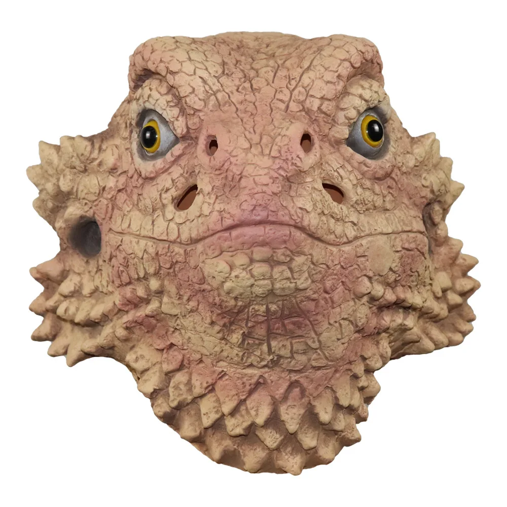 

Desert Spiny Lizard Mask Animal Head Mask Halloween Costume Pretend