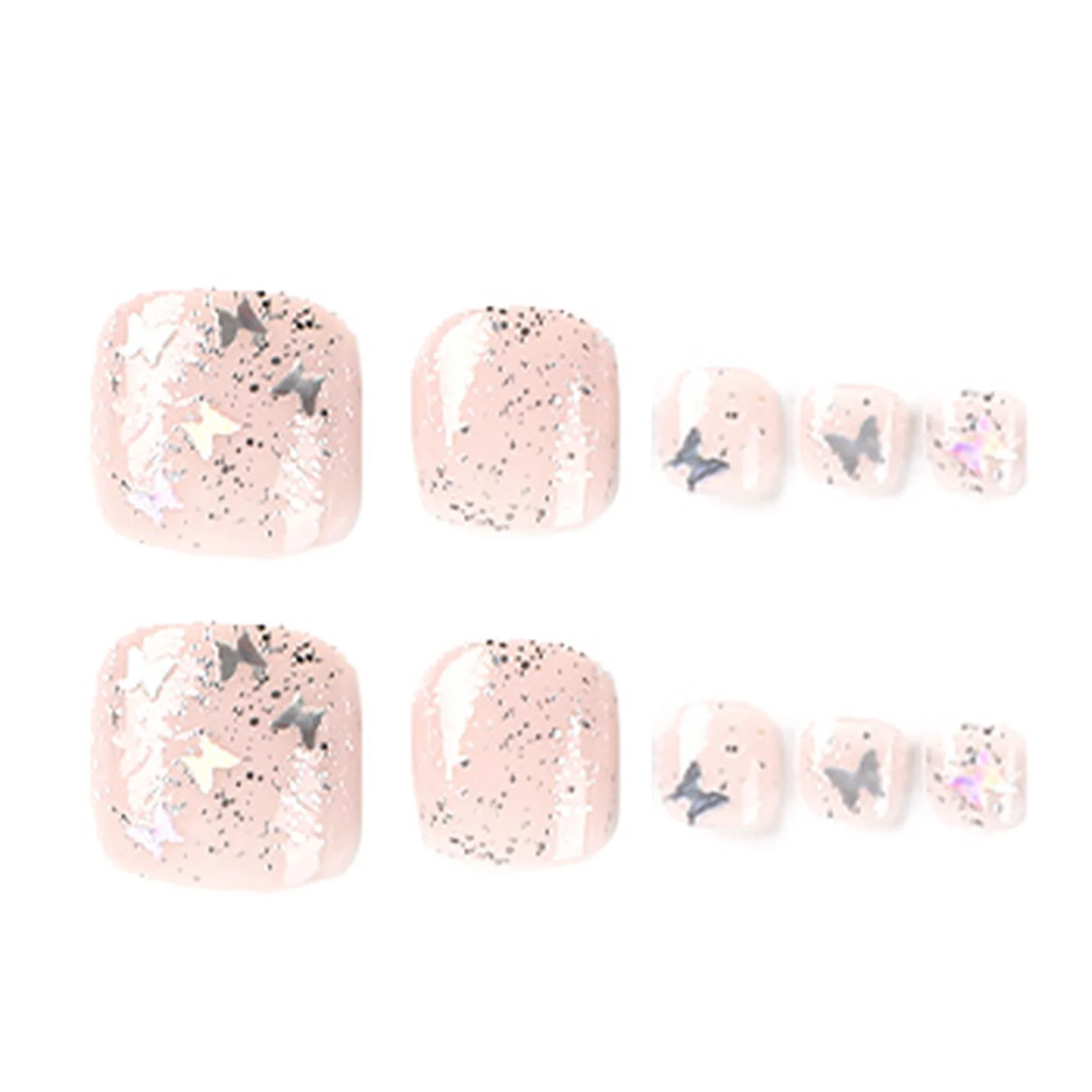 

Блестящие искусственные ногти, прочные и никогда не разделяющие ногти, замечательный подарок для девушки