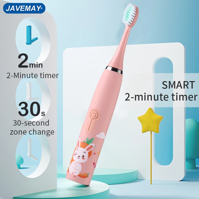 Sonic Toothbrush Electric for Kids Tooth Brush Children Waterproof Teeth Cleaning Whitening Soft Bristle Toothbrush J259