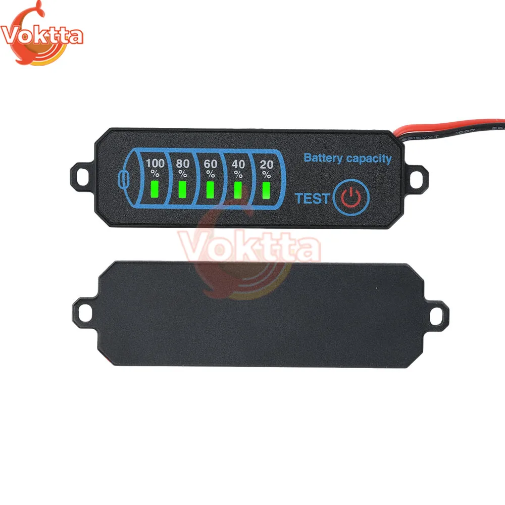 

2-8S 12 В 24 В Индикатор уровня заряда батареи DC 5-30 В Светодиодный индикатор питания дисплея 18650 Литий-ионный Lipo Тестер емкости литиевой батареи