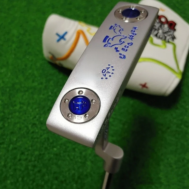 

Golf Club Blue Dog Golf Putter Men's Straight Putter With Hat Cover