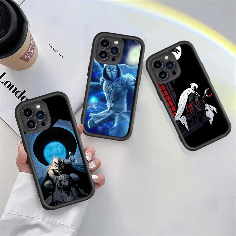 Ударопрочный силиконовый чехол Moon Knight для iPhone X XR XS Max 8 7 Plus SE