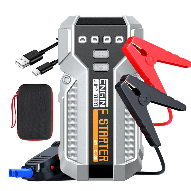 Автомобильный аккумулятор Jump Starter 2000A Box (3 5 лм газа/2 0 галлонов дизельного