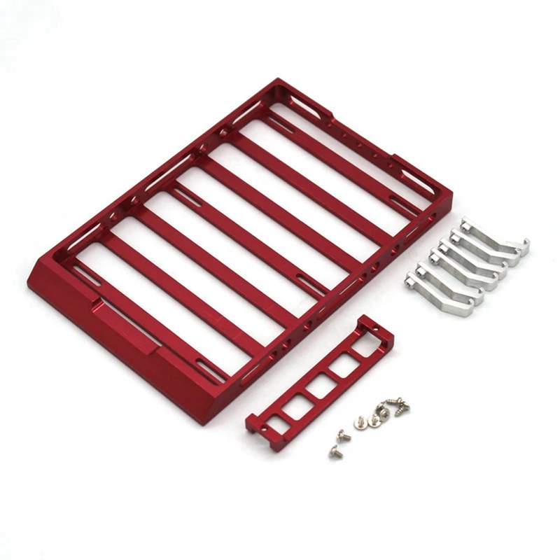 

RC Car Upgrade Accessories Metal Roof Rack With Side Ladder For 1/18 FMS EAZYRC Rochobby FIRE Horse Arizona ,1