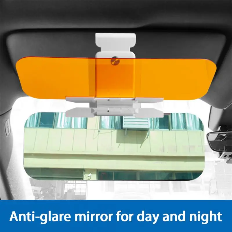 

2 в 1 автомобильный солнцезащитный козырек HD антибликовые ослепительные очки блокировщик УФ-лучей для дневного и ночного видения прозрачное зеркало для вождения внутренние детали