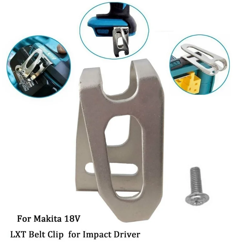 5/6pcs Belt Clip Hook For Makita 18V LXT Cordless Drills Impact Driver Bit Holder Hooks Clips Power Tools Accessories enlarge
