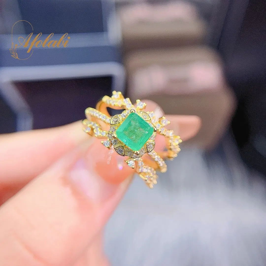 

Изящные Ювелирные изделия, искусственное серебро для женщин, Подарок на годовщину, день рождения, драгоценный камень 5*5 мм