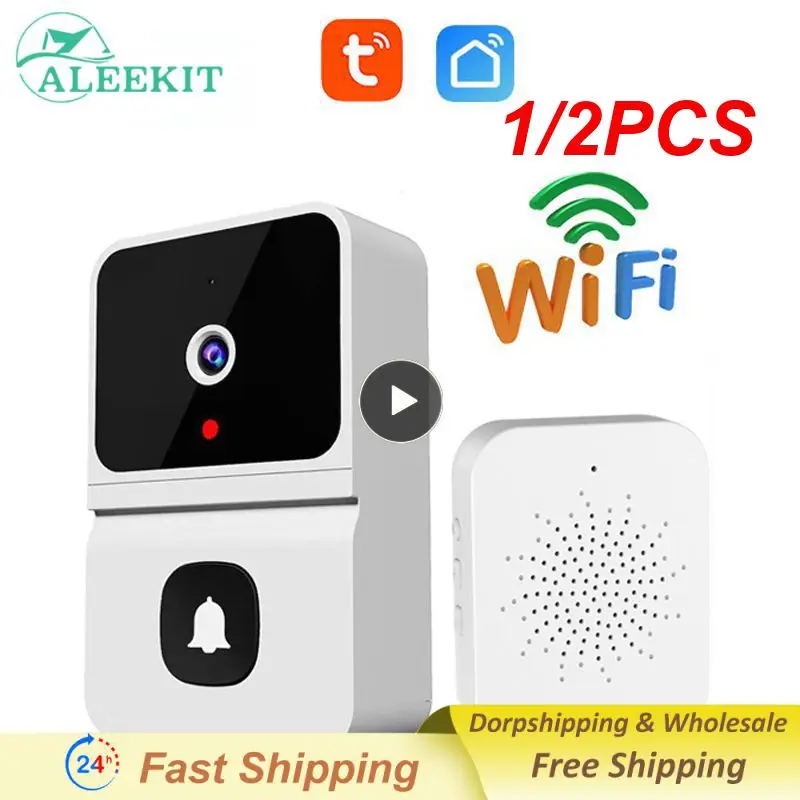 

1/2 шт. дверной звонок Tuya с Wi-Fi для дома