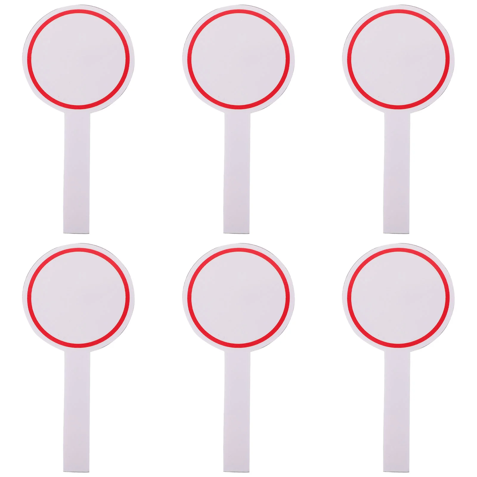 6 шт. табло для аукциона доска сухого стирания одностороннее записываемое