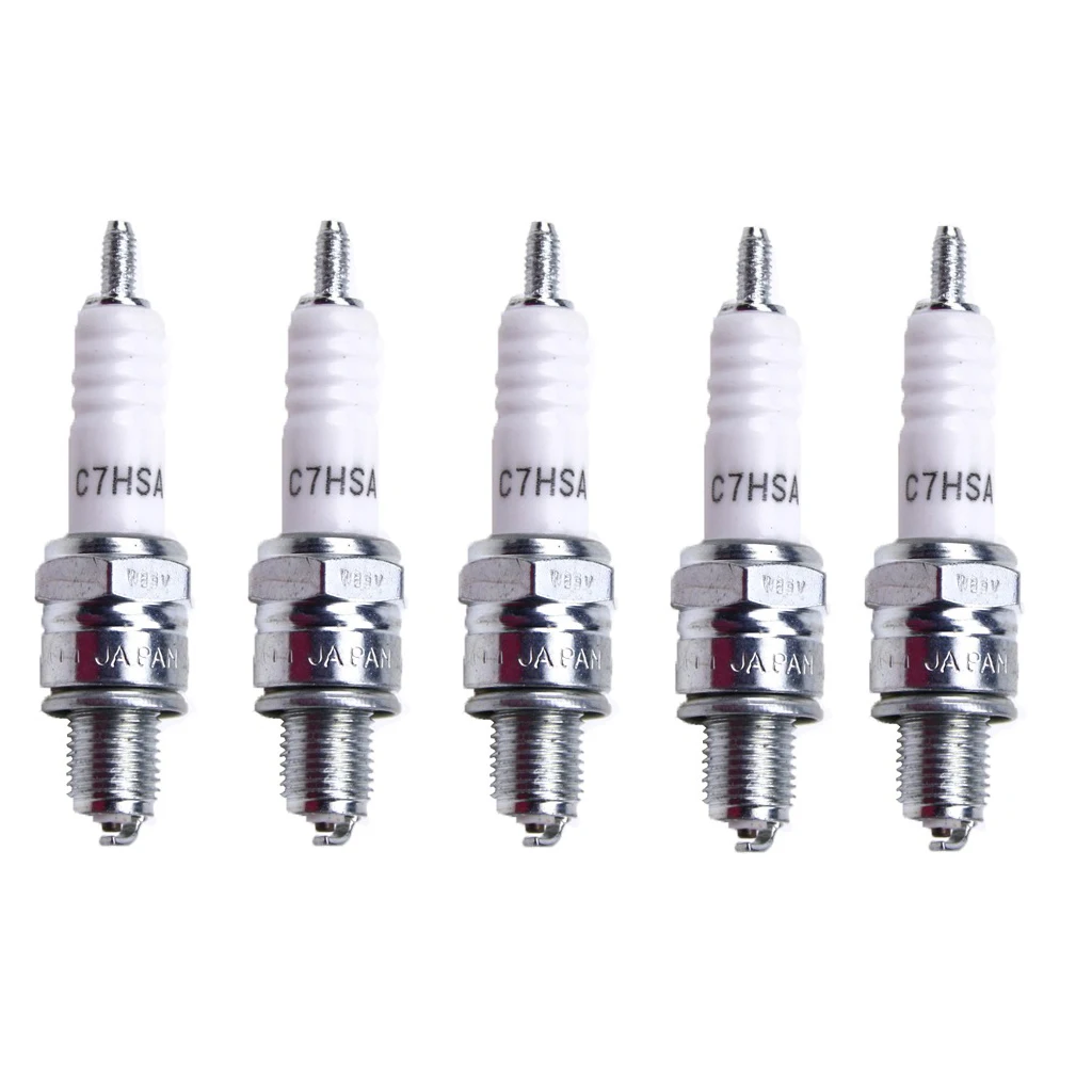 

5x Spark Plugs C7HSA 4629 For 50cc 110cc 150cc ATV Dirt Pit Bike Go Kart Scooters Motorcycle Sparking Plug Nozzle