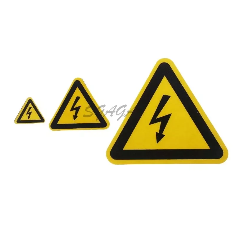 

Warning Sticker Adhesive Labels Electrical Shock Hazard Danger Notice Safety 25mm 50mm 100cm PVC Waterproof