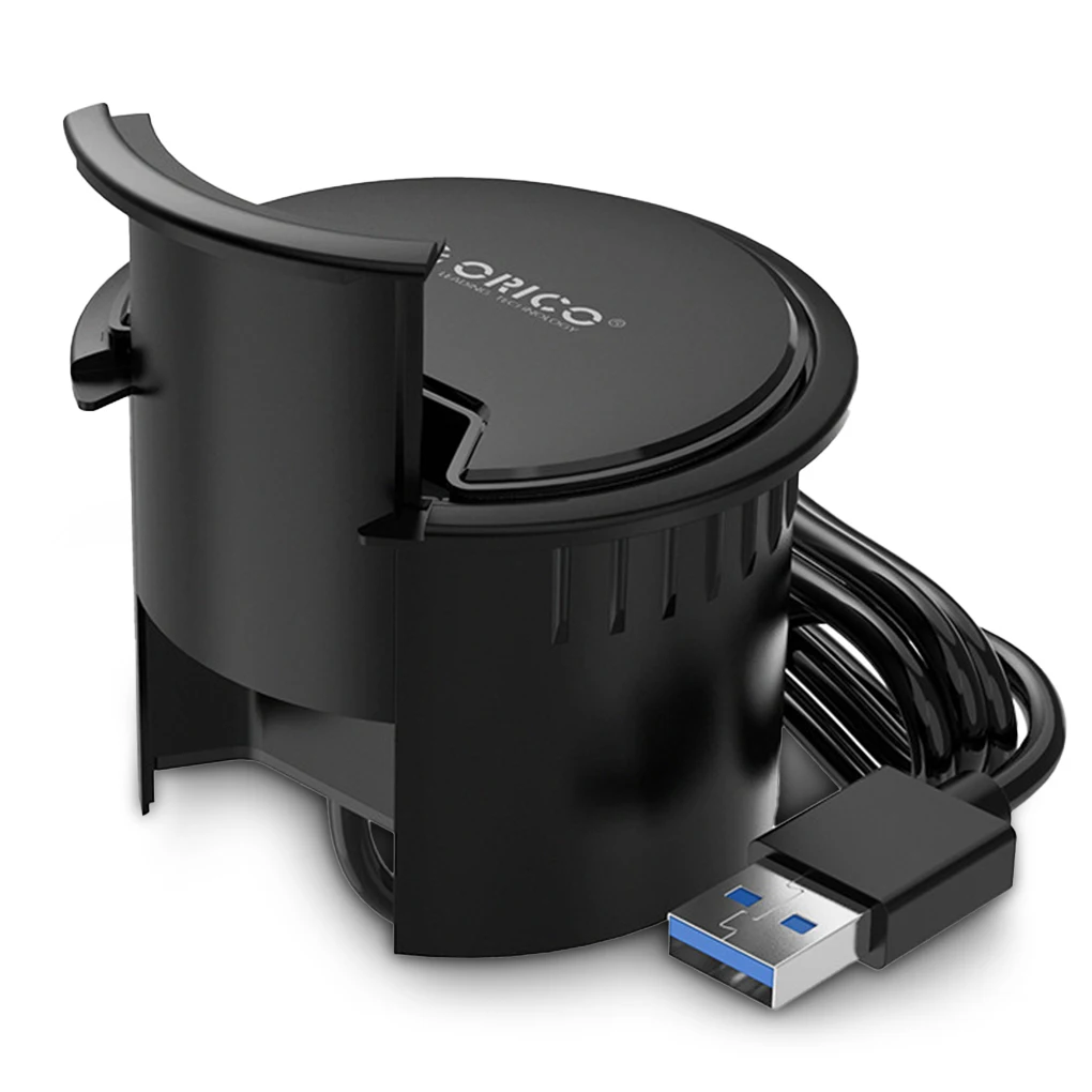 

Настольная втулка Orico USB 3 0 Hub с микрофоном и портами для наушников для дома и офиса