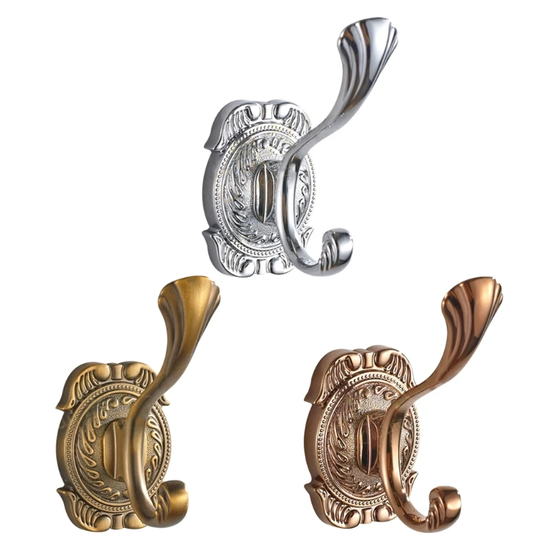 

Винтажные европейские настенные крючки из цинкового сплава, вешалка для пальто, современный Органайзер для спальни