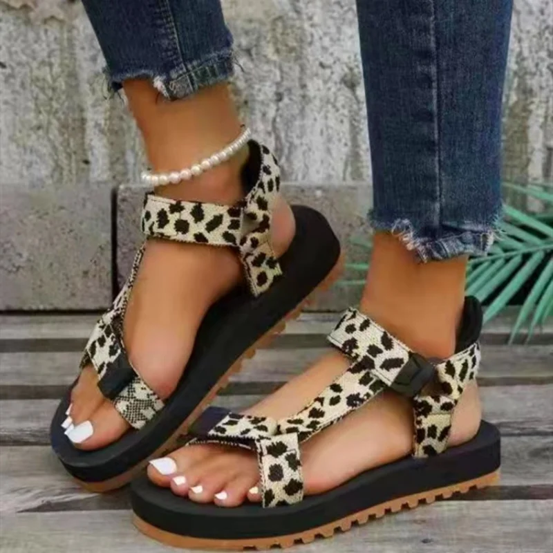 

Женские сандалии 2022, летние модные пляжные сандалии для женщин, Новая повседневная женская обувь