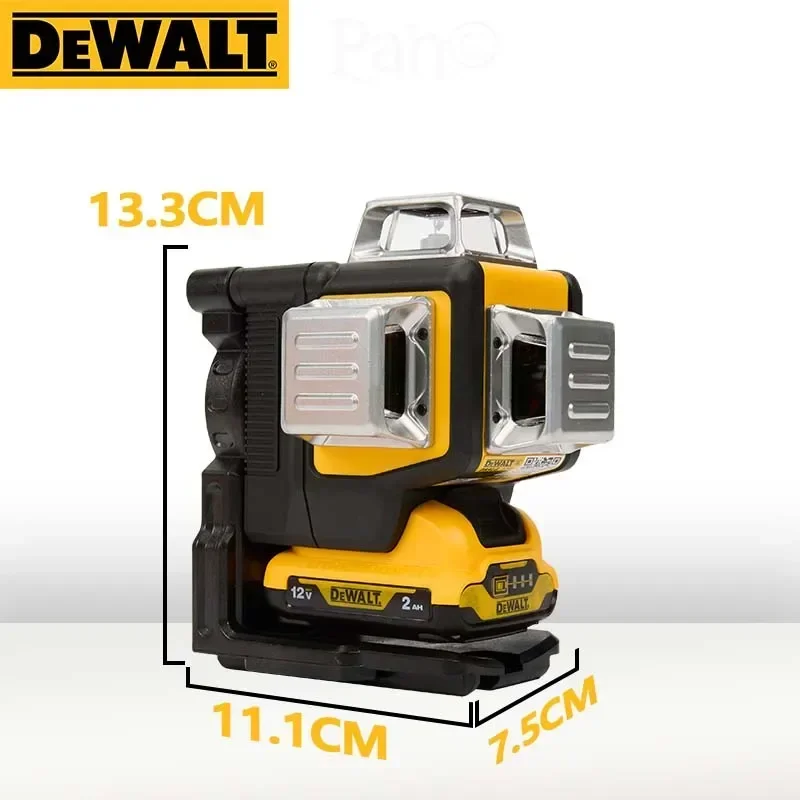 Фото Dewalt DW089LG 3 стороны * 360 градусов вертикальные линии лазерный измеритель уровня открытый 12 В литиевая батарея горизонтальный уровень зеленого света №1