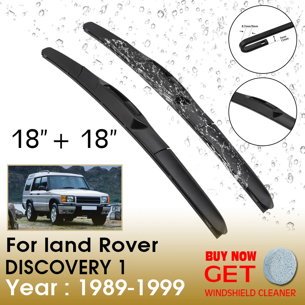 

Car Wiper Blade For land Rover DISCOVERY 1 18"+18" 1989-1999 Front Window Washer Windscreen Windshield Wipers Blades Accessories