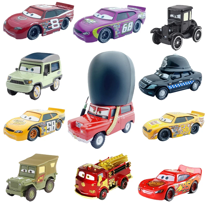 Disney Pixar Sedan 3 Lightning McQueen Sally Die Jackson Storm 1:55 Alloy Die Casting Metal Toy Car 2 Children's Birthday Gift