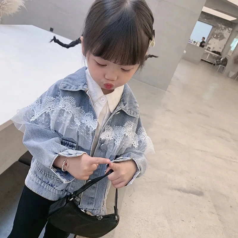 Модная новая весенняя Повседневная джинсовая куртка с рисунком для мальчиков и