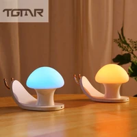 2022 new creative dwelling night light led bedside sleep silicone night light usb charging touch dimming atmosphere table lamp