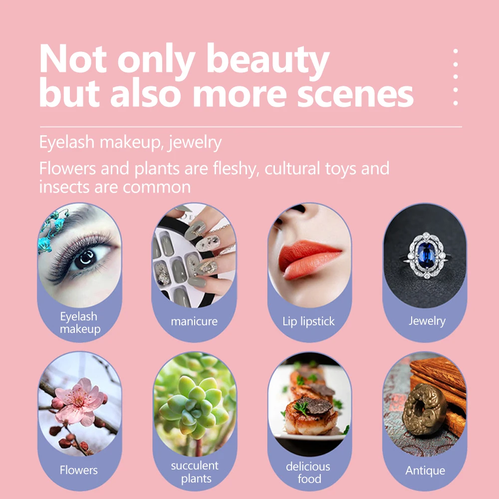 GiAi Macro Lens Smartphone Ringlight 3mm-120mm 15X Lente Macro Para Celular & Ring Light For Iphone Smartphone