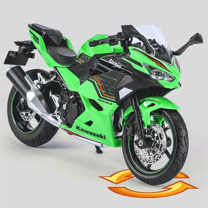 1/12 Kawasakis Ninja 400 гоночная модель мотоцикла для пересеченной местности