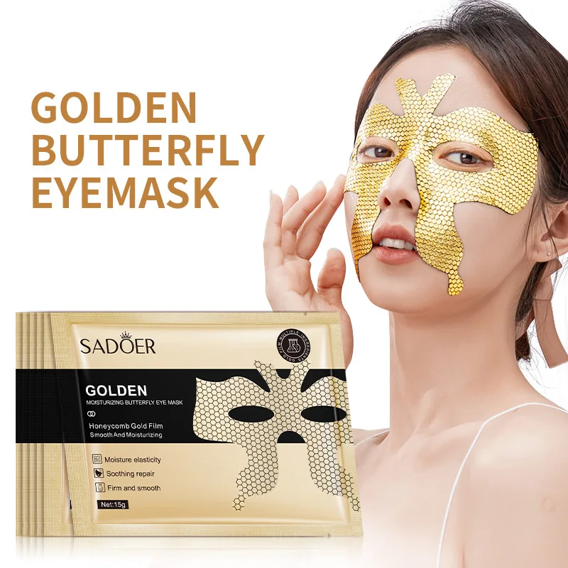 

10Pcs Butterfly Golden Eye Mask Hydrating Moisturizing Nourish Eyes Patches Remove Dark Circles Bag Improve Fine Lines Eye Care