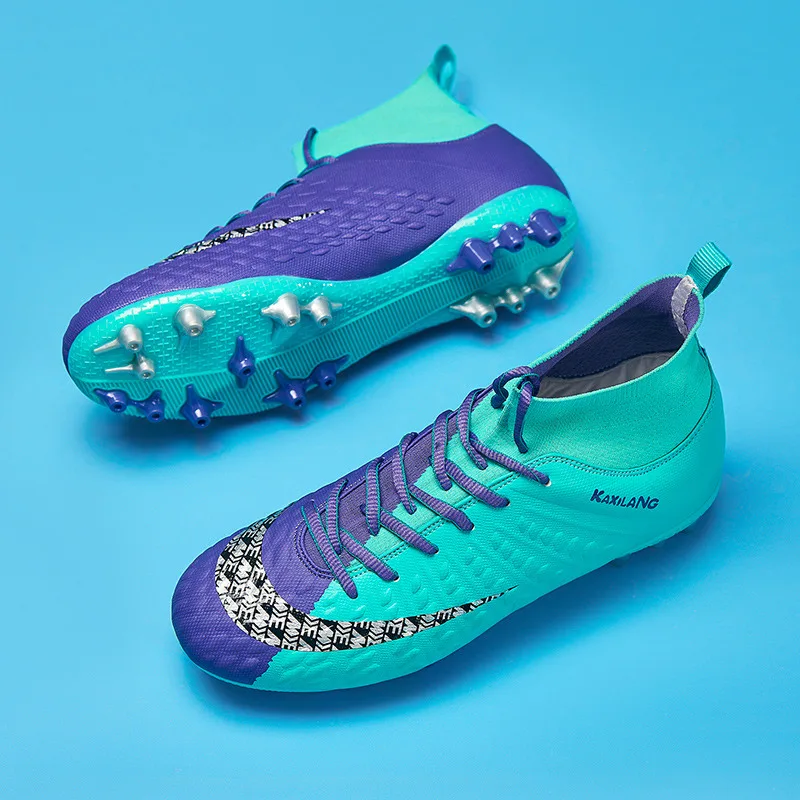 Unisex Professional Men's Football Boots New Design Fashion Colors AG/TF Soccer Cleats Football Shoes for Kids Botines de futbol