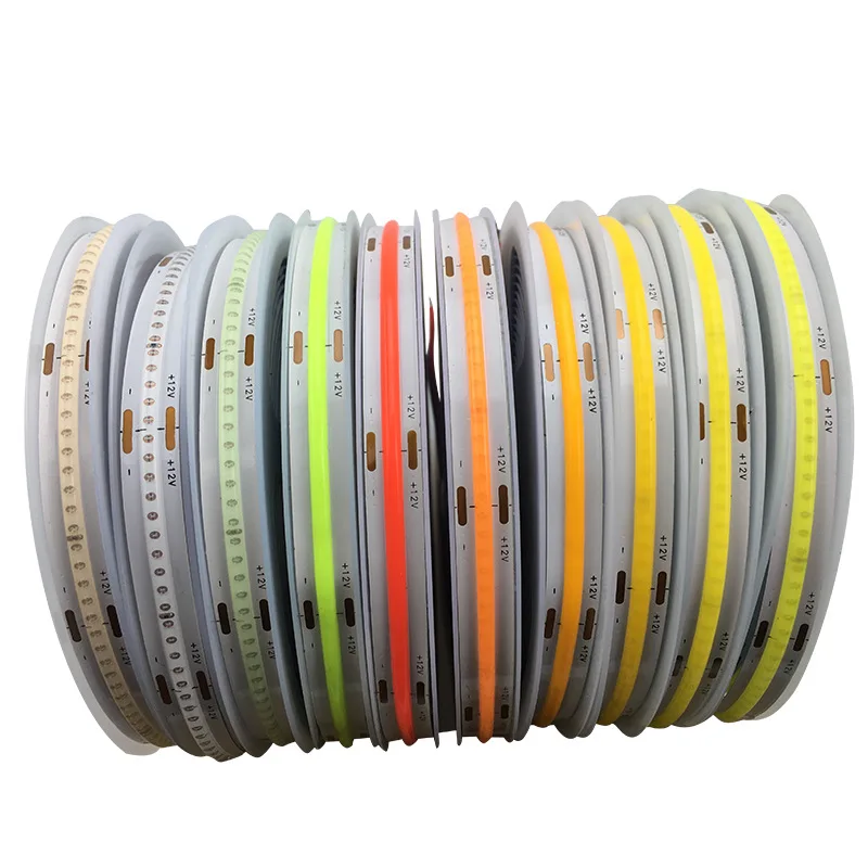 Светодиодная лента COB 320 светодиодов Гибкие светодиодные фонари высокой плотности COB DC12V 24V RA90 3000K 4000K 6000K Светодиодная лента для декора комнаты 5 млот (art.: 3920cc579fa73) - 3920cc579fa73