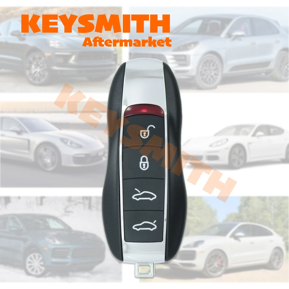 Фото Корпус дистанционного ключа Keysmith для Porsche 718 911 Panamera Cayenne Macan 2017-2020 ID49 315/433 МГц №2