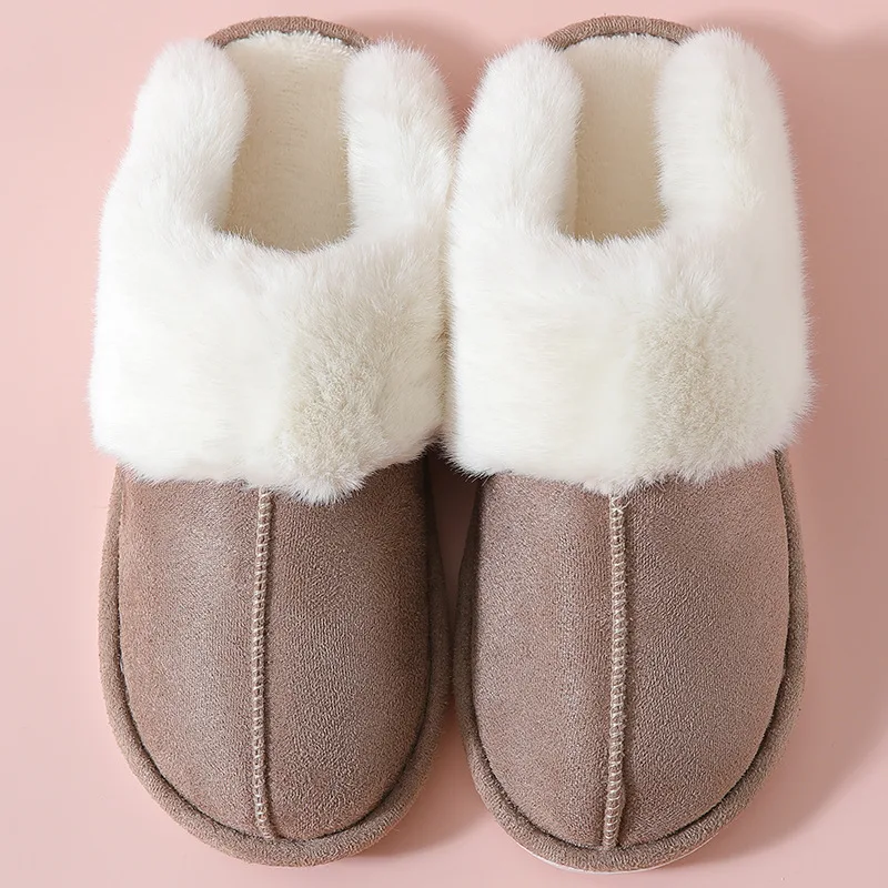 2022 Winter Strange Things Cotton Slippers Women Design Cute Funny Warm Ladies' Slides Indoor Soft Plush Unisex Platform Shoes