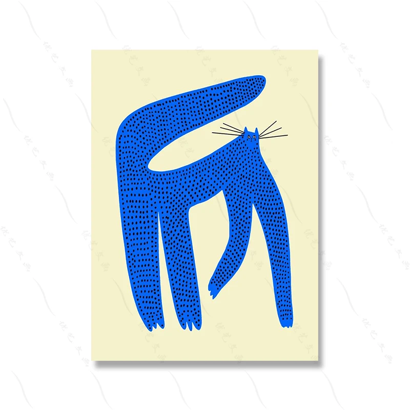 

Абстрактная картина с животными в скандинавском стиле