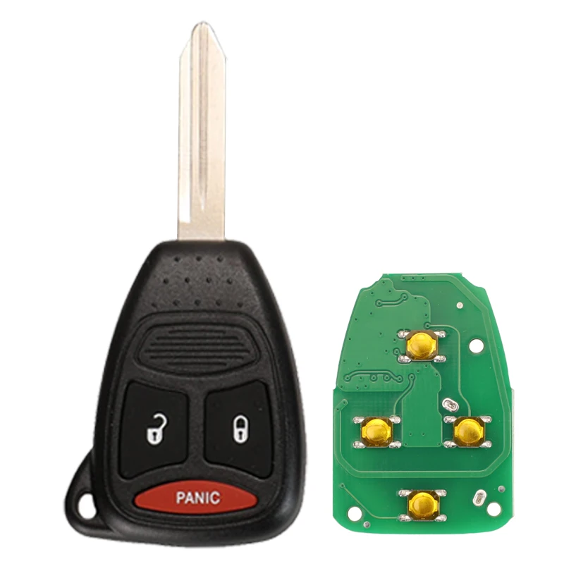 Jingyuqin 315/433 МГц KOBDT04A дистанционный ключ от машины 3/4 кнопка для Dodge Chrysler Jeep Dakota Durango Charger 300 Aspen Grand Cherokee