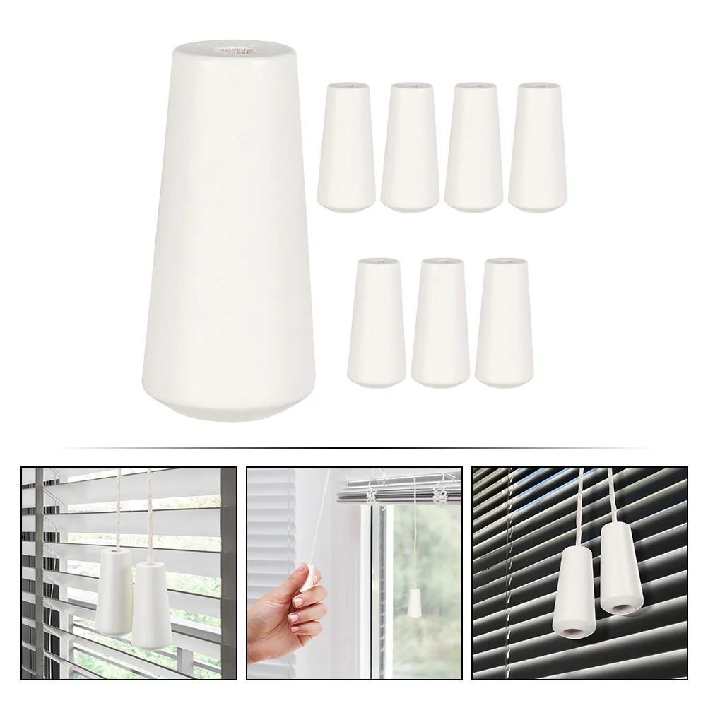 8 шт. деревянные жалюзи для часов подвеска аксессуары на шнурке шнур штор тянет