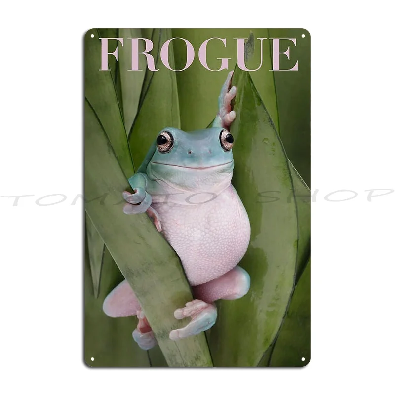 Фото Винтажная металлическая табличка Frogue для гостиной, кинотеатра, стены, клуба, на заказ, жестяной плакат №1