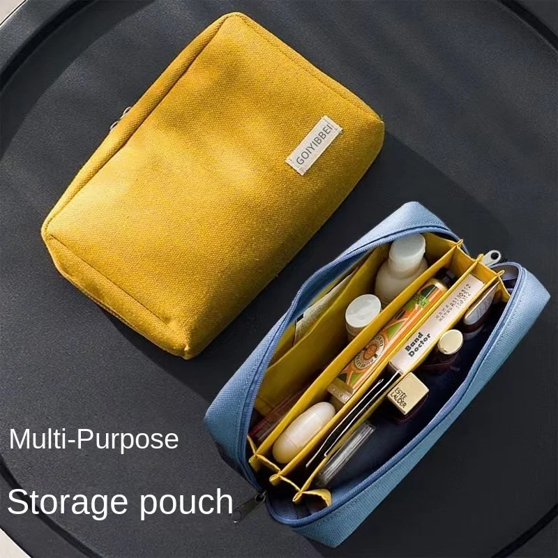 

Waterproof Thickened Charger Storage USB Data Cable Box Travel Storage Bag Cosmetic Bag Nylon Cloth Storage Bag Cosmetic Bag