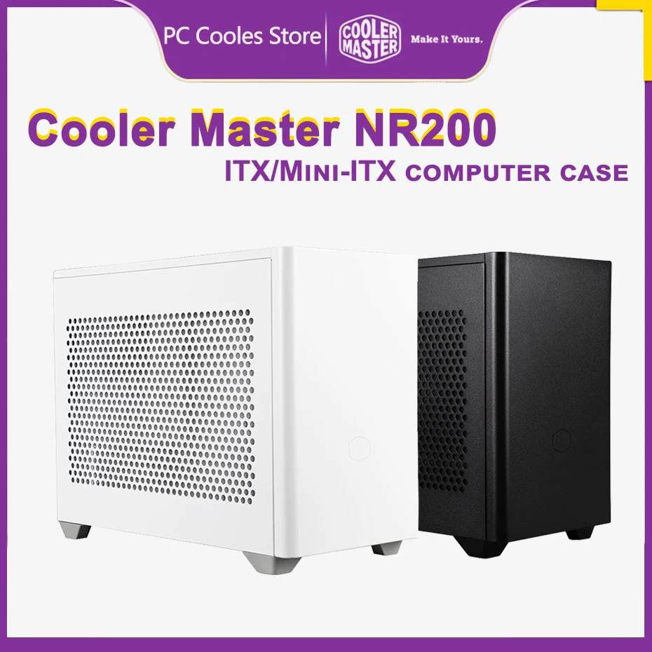 Cooler Master NR200 мини настольный ITX корпус портативное шасси Поддержка Mini-ITX 240 водяное охлаждение 330 мм видеокарта