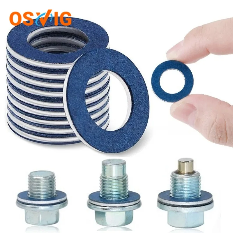 

10 шт. OE # 90430-12031 Прокладка шайбы сливной пробки масла Отверстие 12 мм для Toyota Lexus