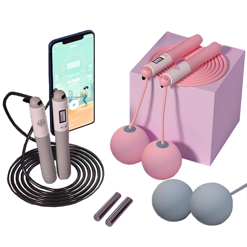 

Jump Rope Number Weight Calories Time Setting Jump Rope with Counter Exercise Jump Rope Workout for Men Women Kids Girls NK-S20