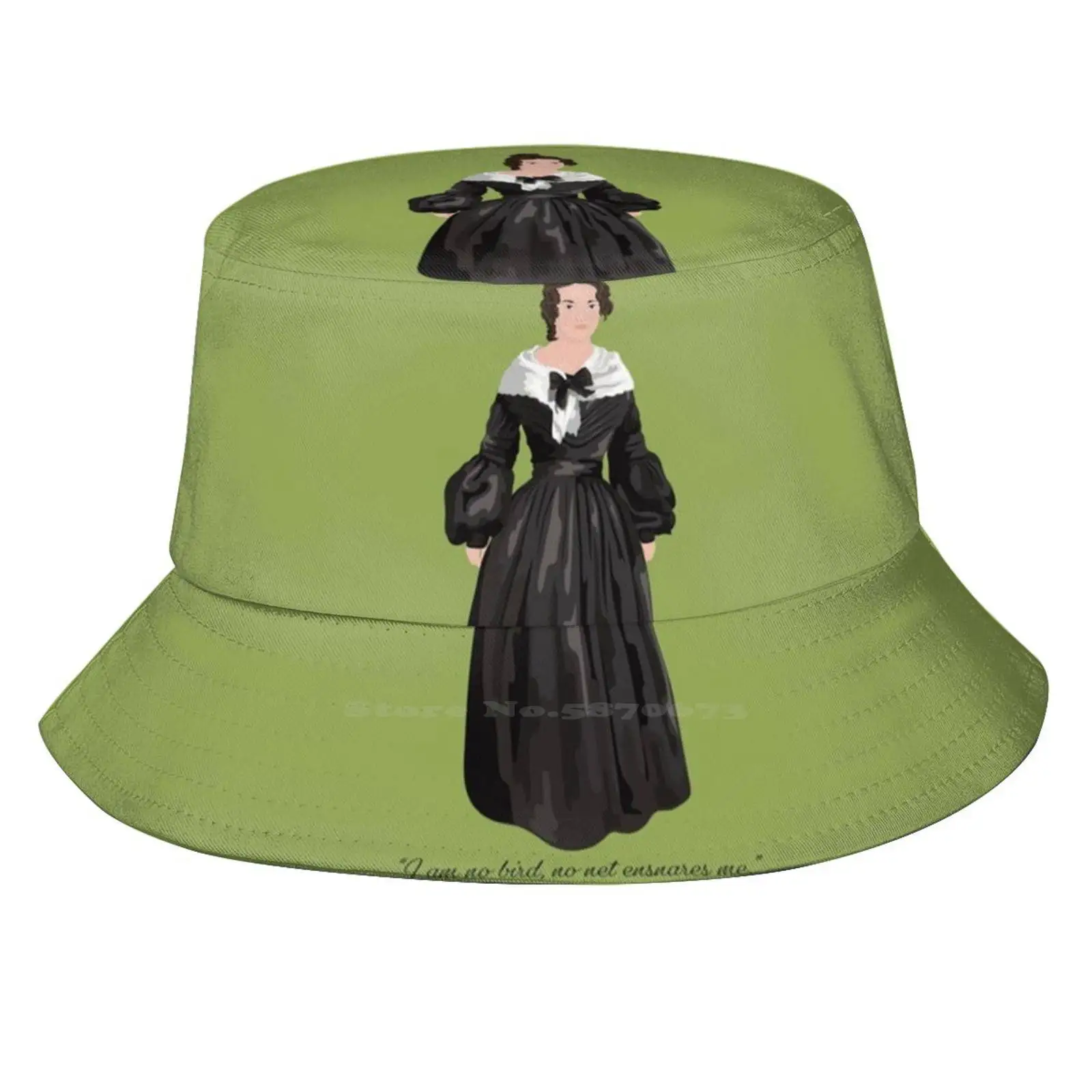 Шарлотта Бронте-Я не птица сетчатая я. Солнцезащитные складные Панамы для женщин