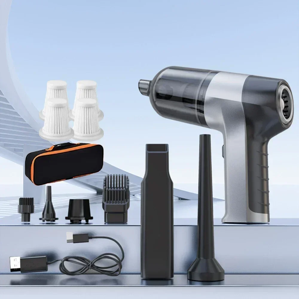 

Автомобильный пылесос 4 в 1, беспроводной пылесос, ручной пылесос для дома, портативный беспроводной мощный автомобильный пылесос