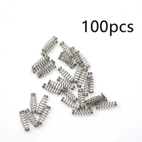 100pcs fish hook spring bait feeder lure trap accessories fishbait feeder tackle hand rod small explosion hook spring hook