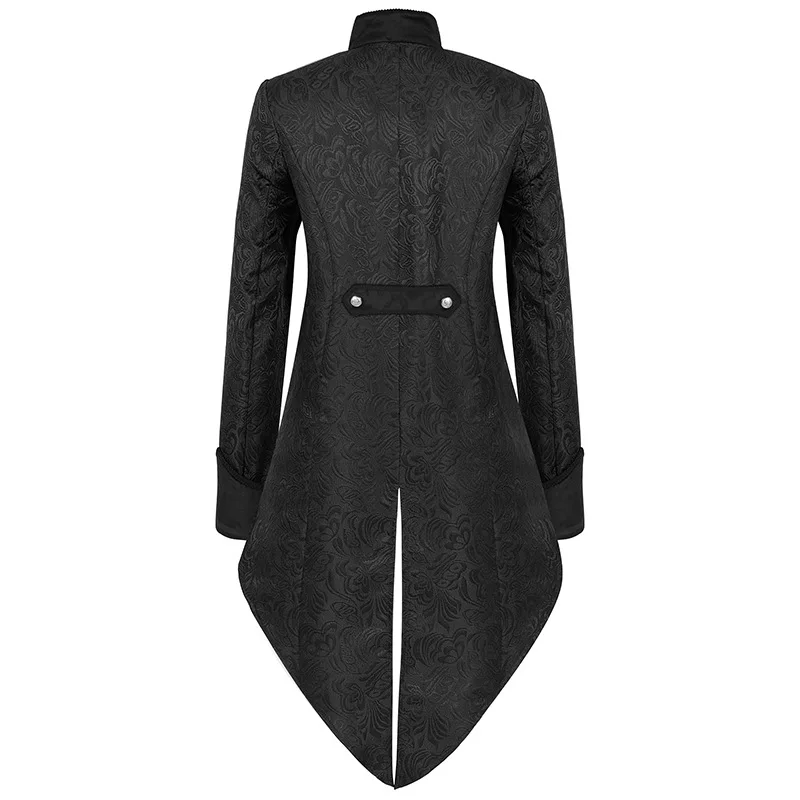 Средневековый жаккардовый викторианский Tuexdo косплей готический фрак Ренессанк