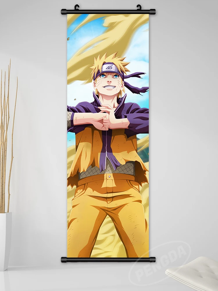 Постер Naruto холст Uchiha Sasuke HD картина удзумаки японское настенное  искусство Аниме Картина для украшения дома роспись Висячие свитки |  AliExpress