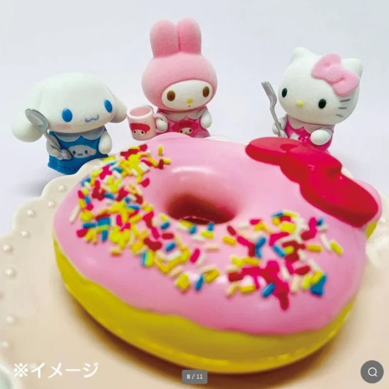 Sanrio Hello Kitty Melody Cinnamoroll Kuromi мини-магнитная игрушка-подвеска коробка Kawaii аниме