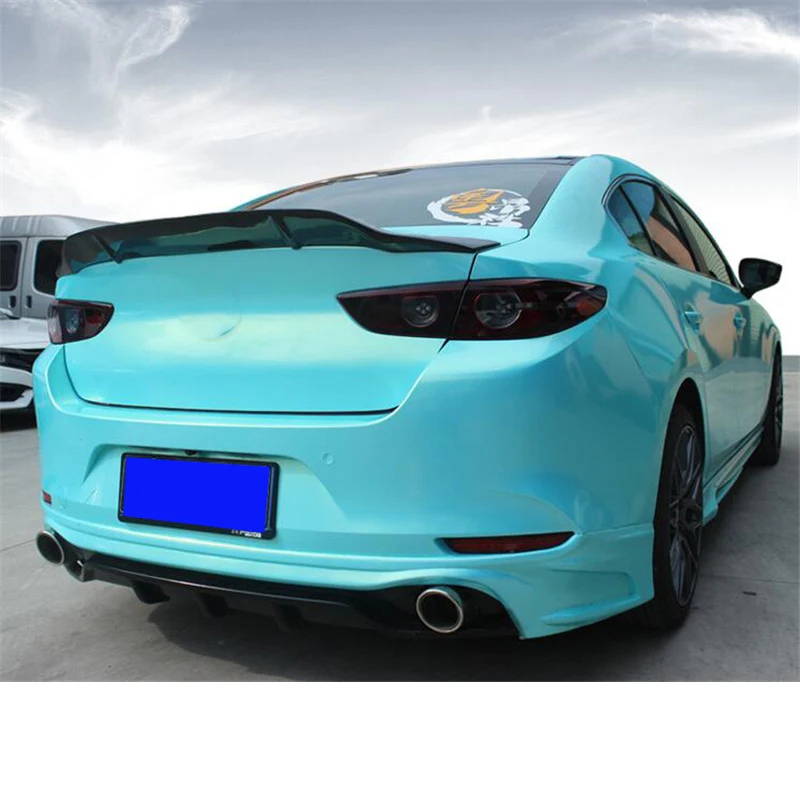 Спойлер из настоящего углеродного волокна крылья для нового Mazda 3 седан 2020-2024 года