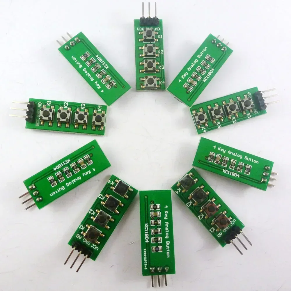 10 шт. для кода образца UNO MEGA2560! 3 В 5 4 кнопки 1 аналог